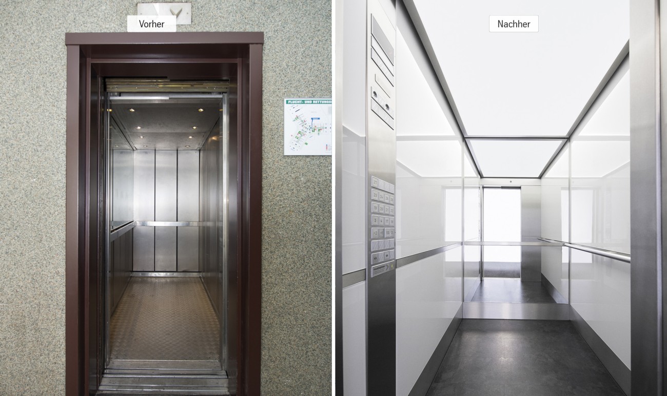 partial modernization elevator